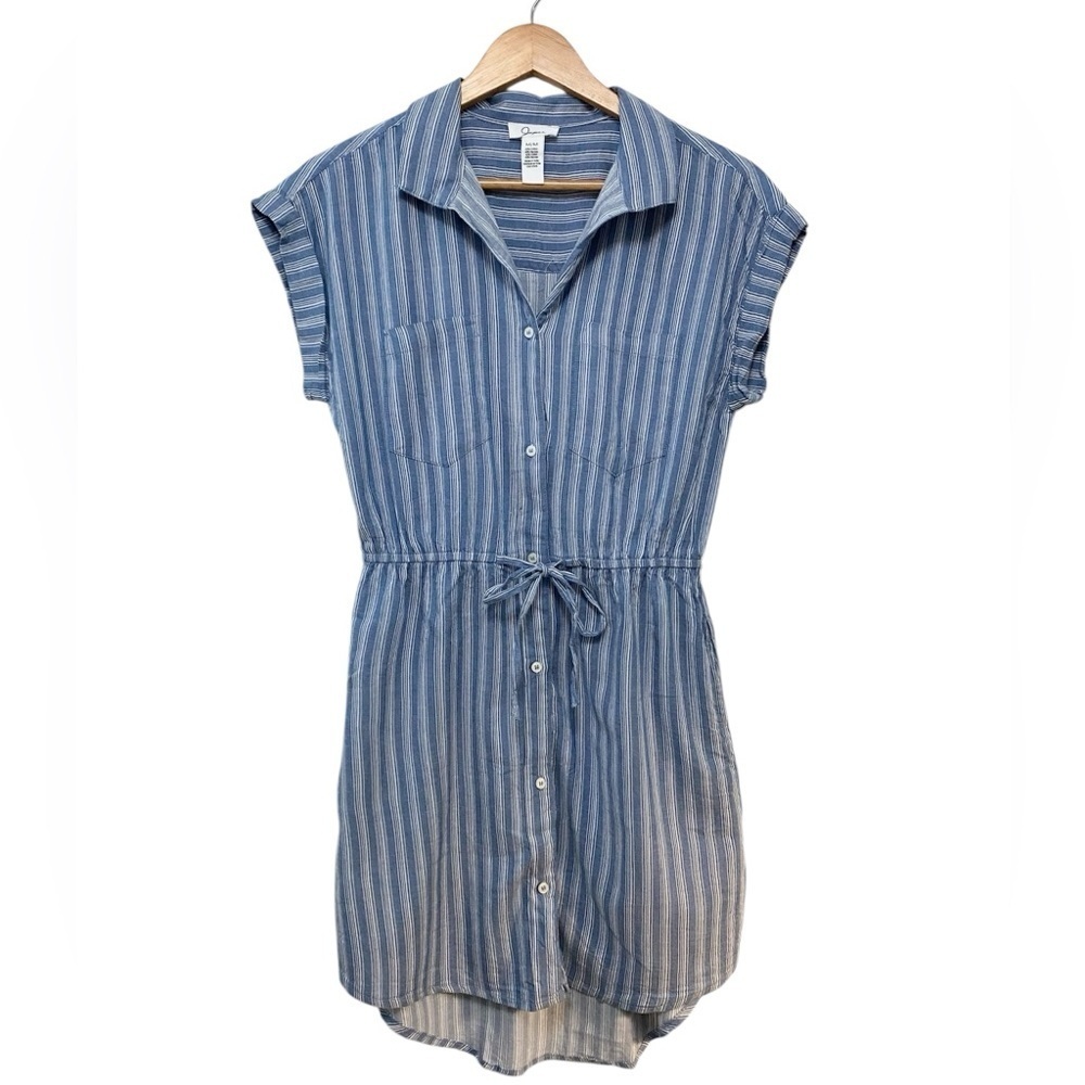 Blue Striped Dress, Size M
